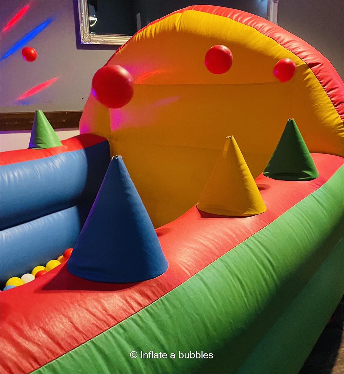 Rainbow air juggler ball pool Hire in Kings Lynn, Hunstanton